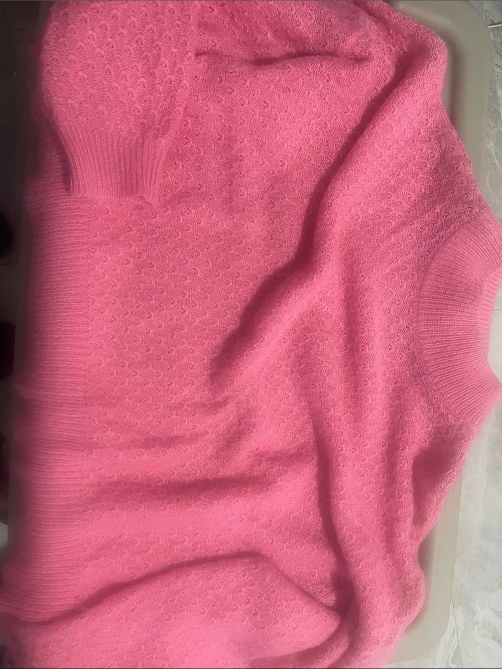 Everyday Scoop Neck Sweater in Bubblegum Pink